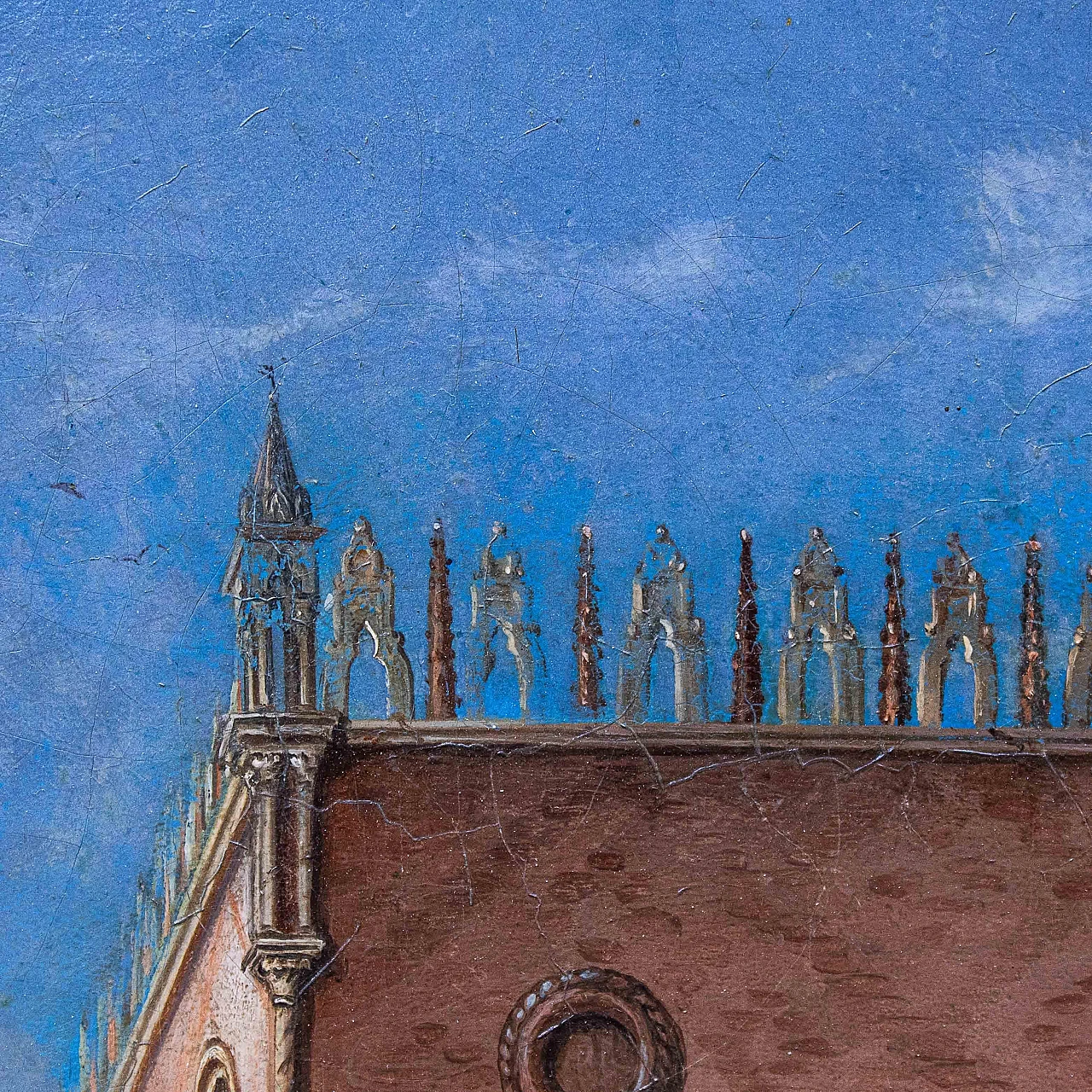 J. B. Kreitmayr, Veduta del palazzo ducale, olio su tela, 1848 7