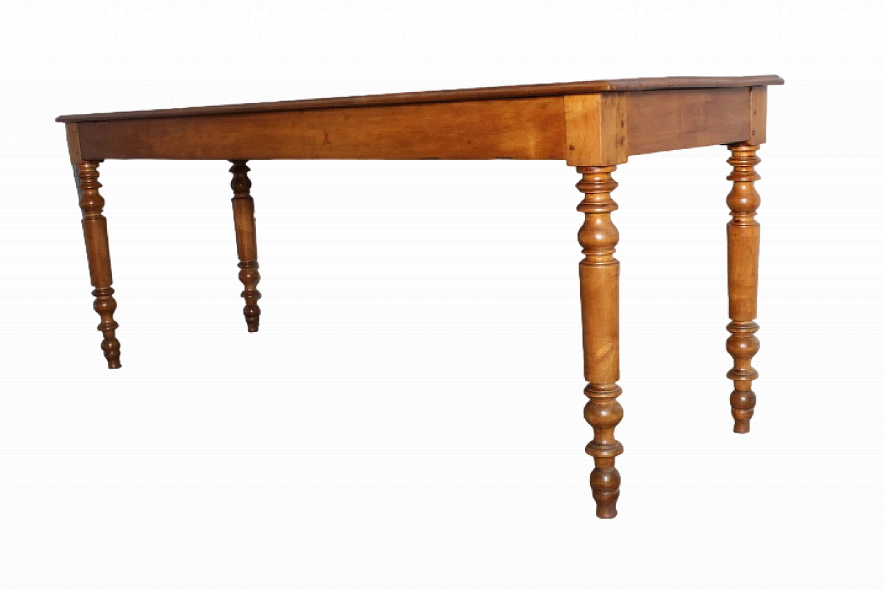 Louis Philippe cherry wood table, mid-19th century 15