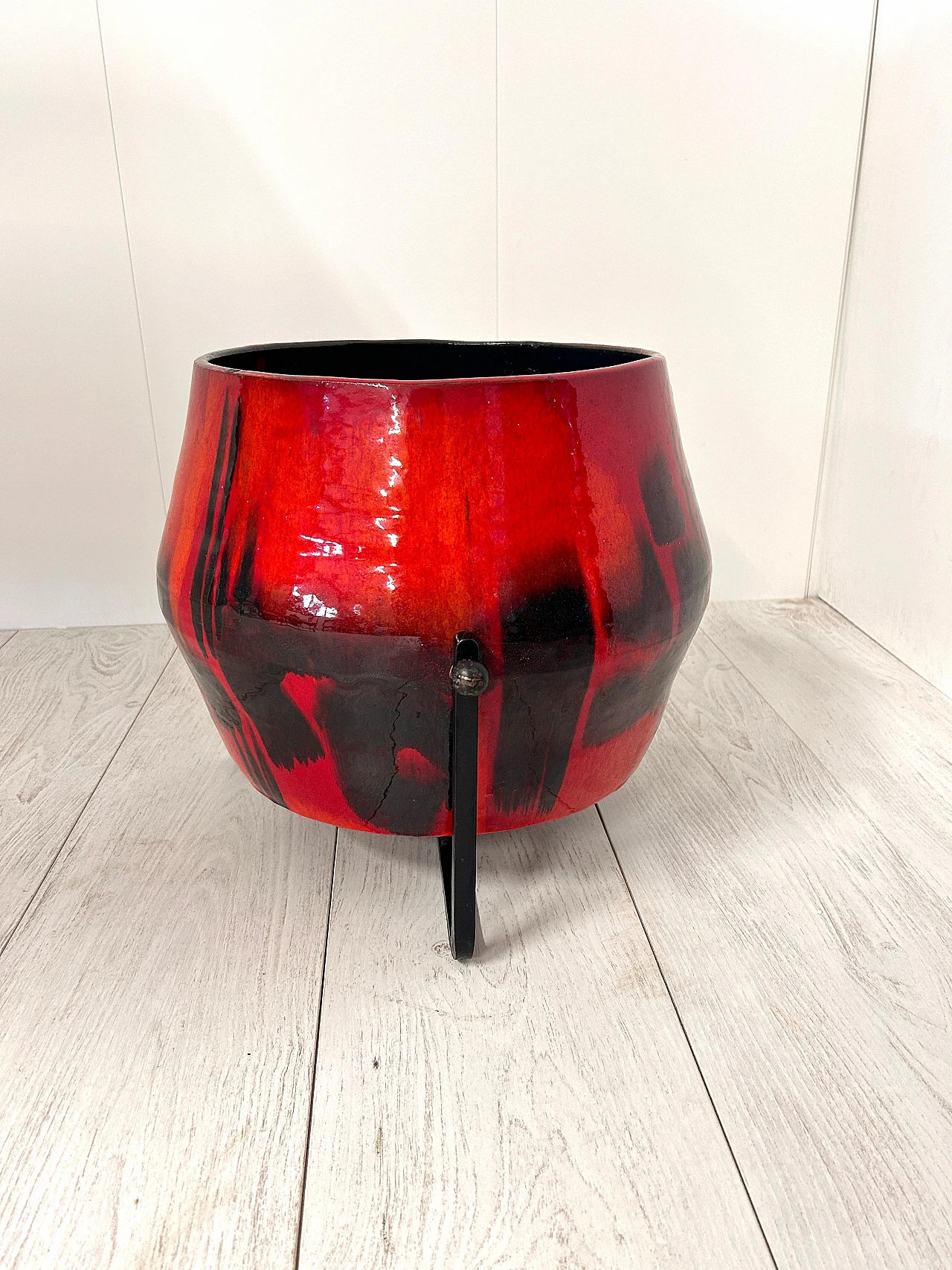 Ceramic flower vase by Victor Cerrato, 1960s 7
