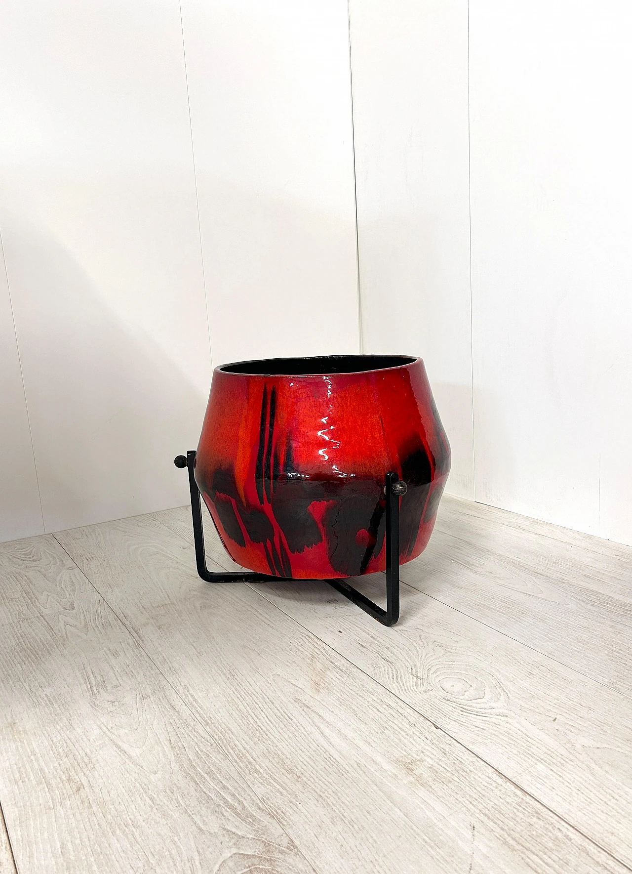 Ceramic flower vase by Victor Cerrato, 1960s 10