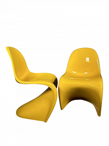 Pair of Pantor Classic Chair S chairs by Panton for Vitra, 1990s