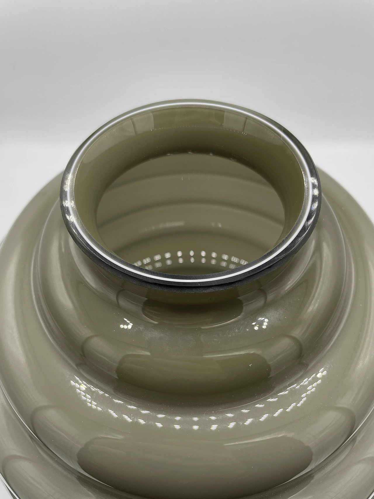 Deco blown glass vase by Napoleone Martinuzzi, 2000s 4