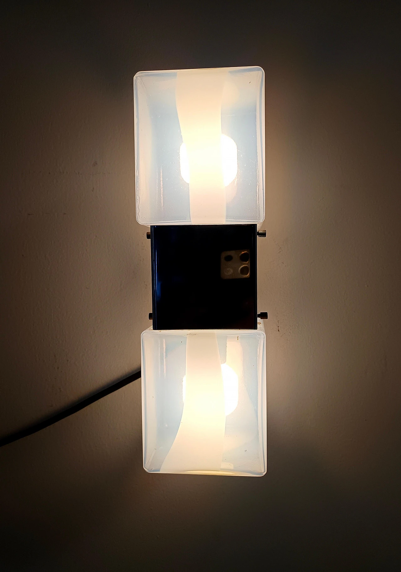 Murano glass wall lamp by Carlo Nason for Mazzega, 1970s 7
