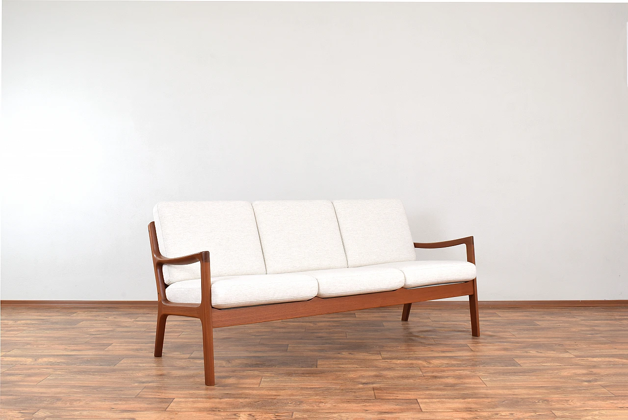 Danish teak Senator sofa by Ole Wanscher for Cado, 1960s 1