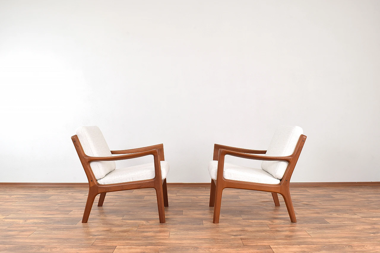 Danish teak Senator living room by Ole Wanscher for Cado, 1960s 10