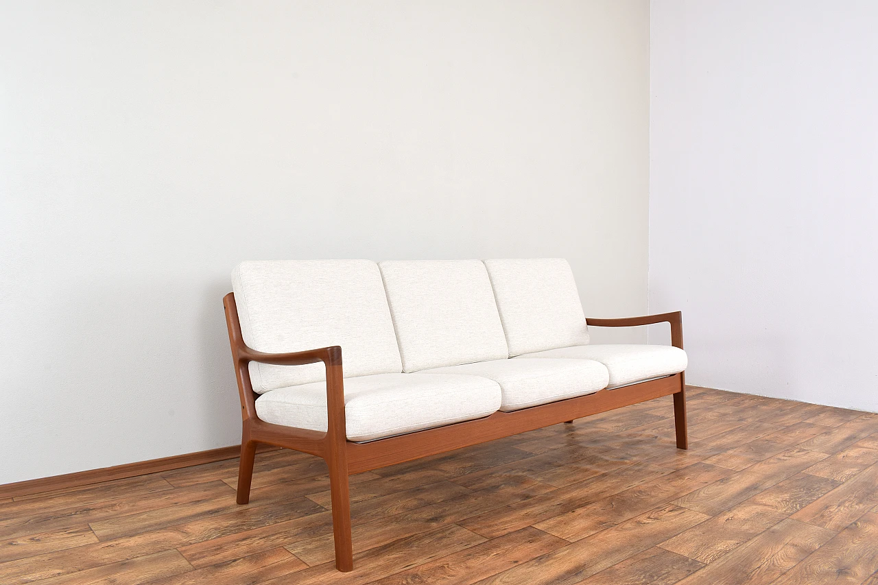 Danish teak Senator sofa by Ole Wanscher for Cado, 1960s 8
