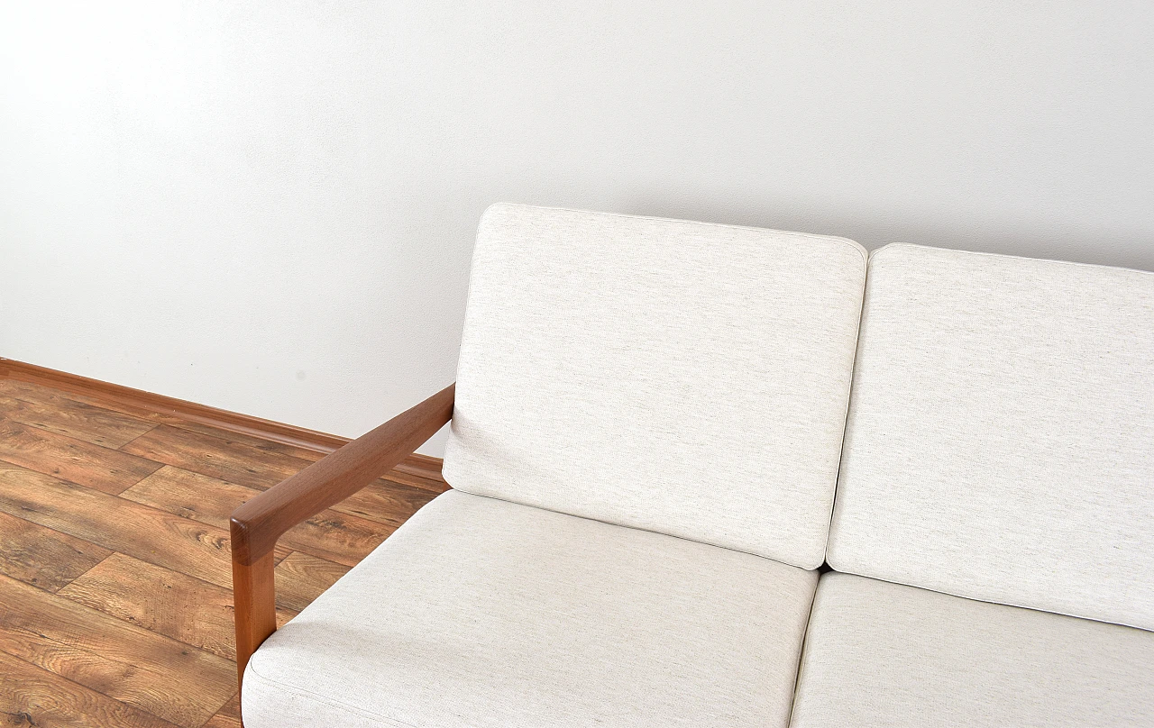 Danish teak Senator sofa by Ole Wanscher for Cado, 1960s 10