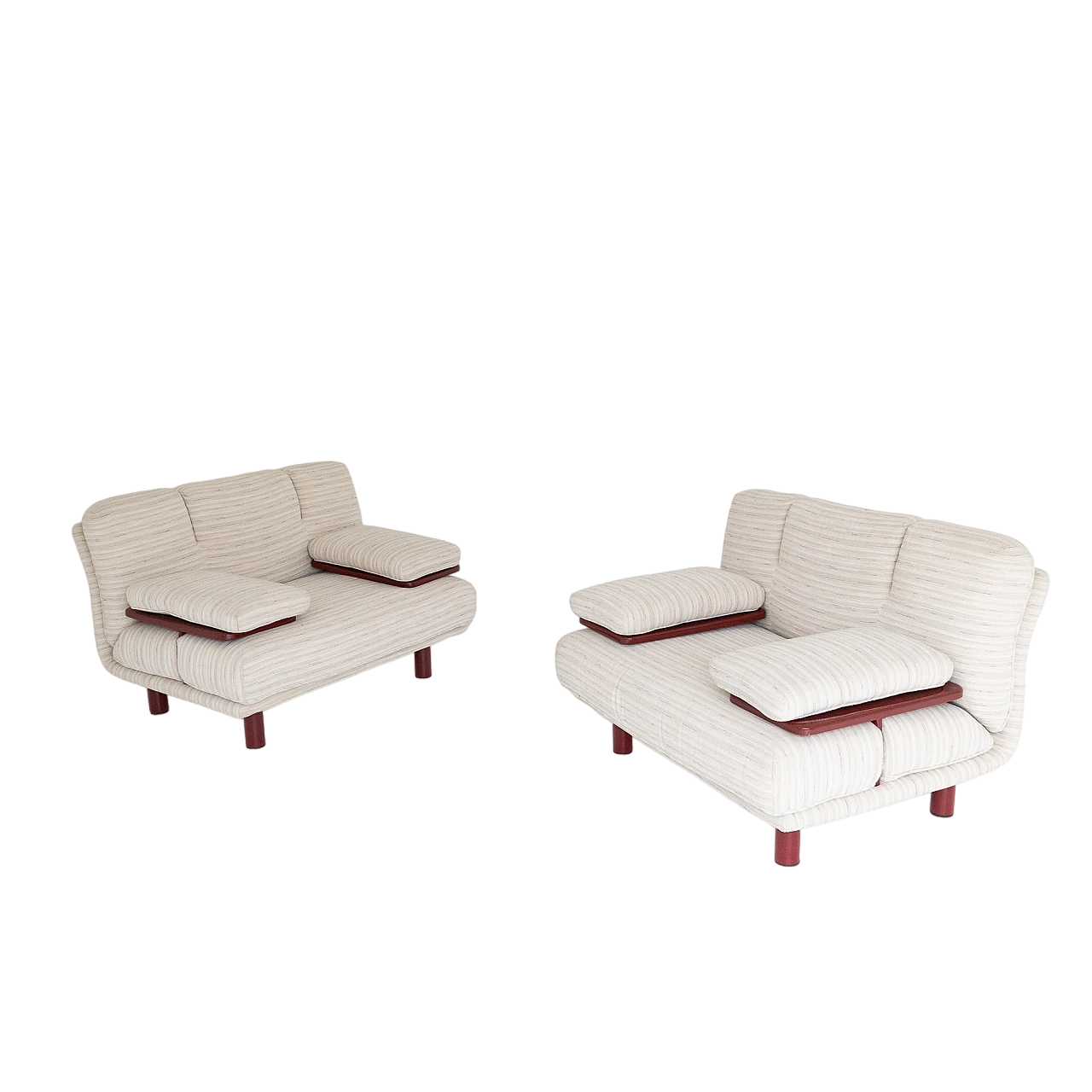 Pair of Magia armchairs by Bacci and Mazzoni for Giovannetti, 1980s 2
