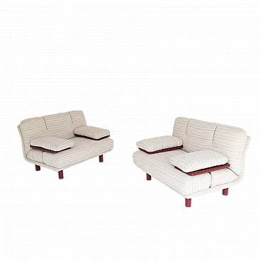 Pair of Magia armchairs by Bacci and Mazzoni for Giovannetti, 1980s