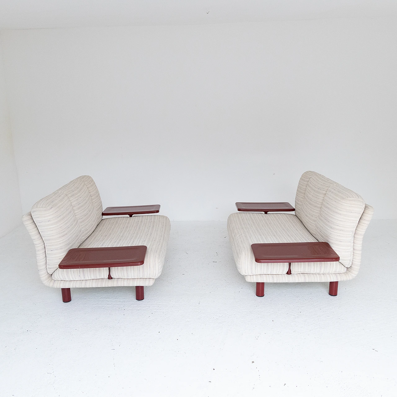 Pair of Magia armchairs by Bacci and Mazzoni for Giovannetti, 1980s 4