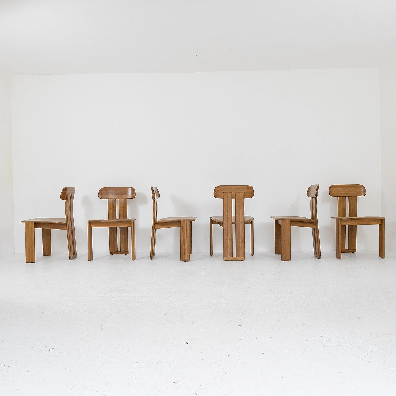 6 Chairs by Mario Marenco for Mobilgirgi, 1970s 1