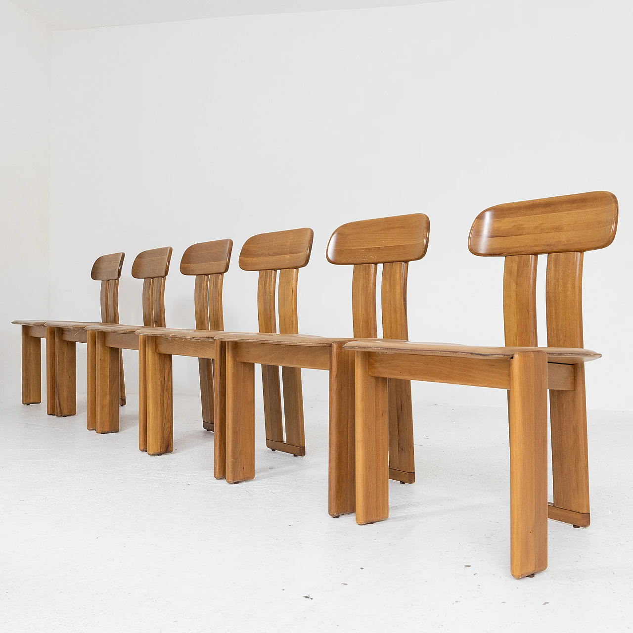 6 Chairs by Mario Marenco for Mobilgirgi, 1970s 3