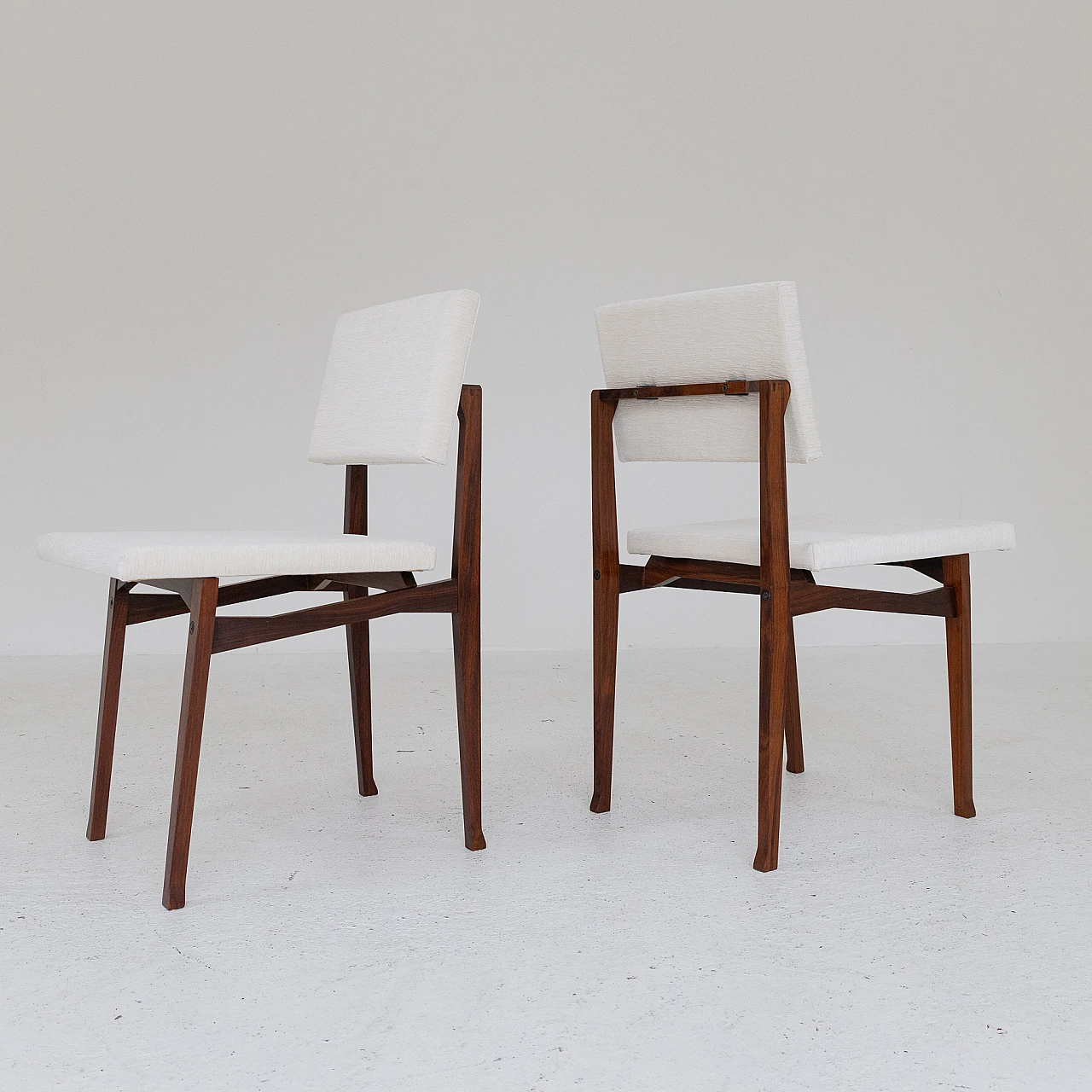 8 Sedie Luisella di Franco Albini per Poggi, anni '50 7