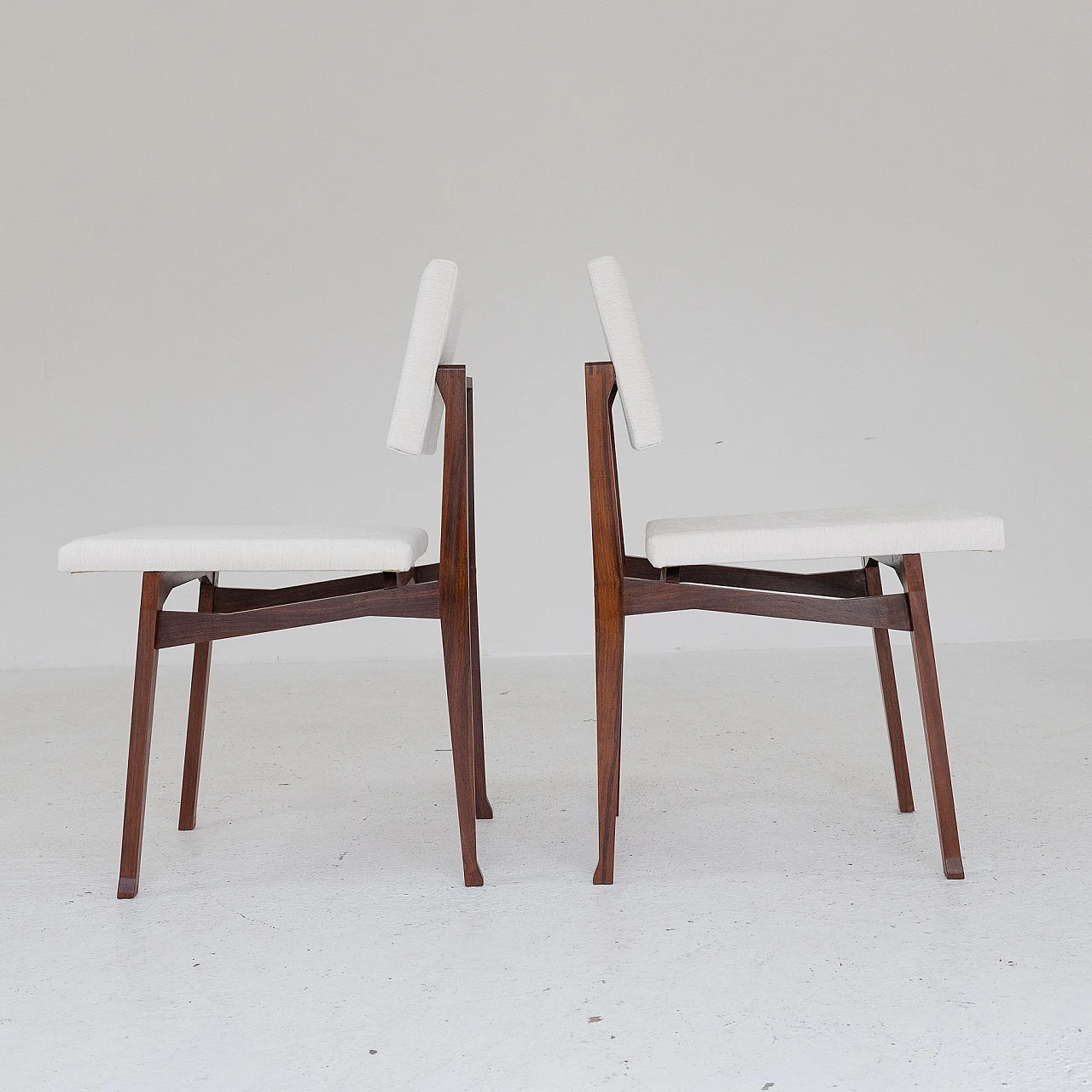 8 Sedie Luisella di Franco Albini per Poggi, anni '50 8