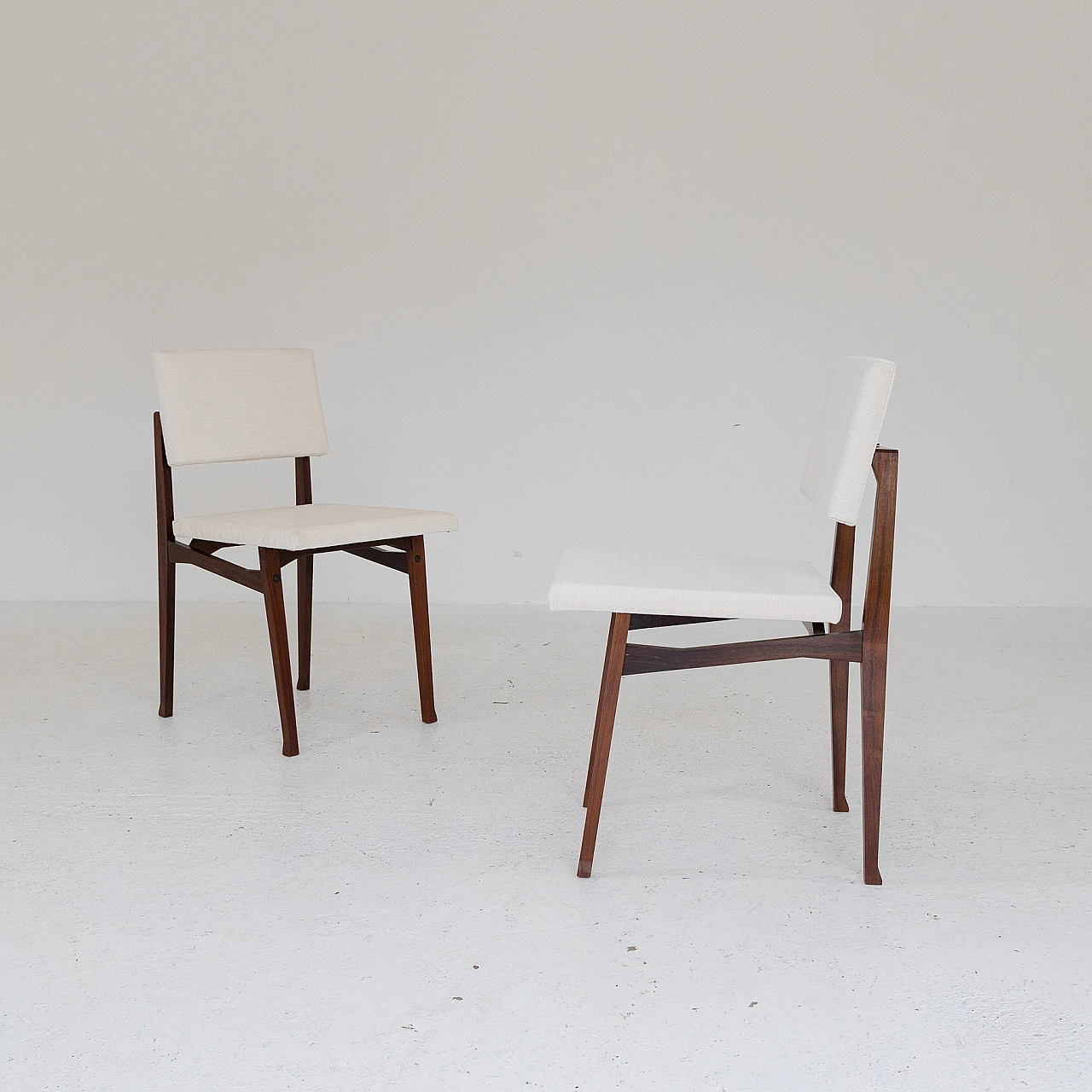 8 Sedie Luisella di Franco Albini per Poggi, anni '50 14