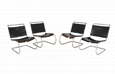 4 Chairs by Ludwig Mies van der Rohe for Gavina, 1960s