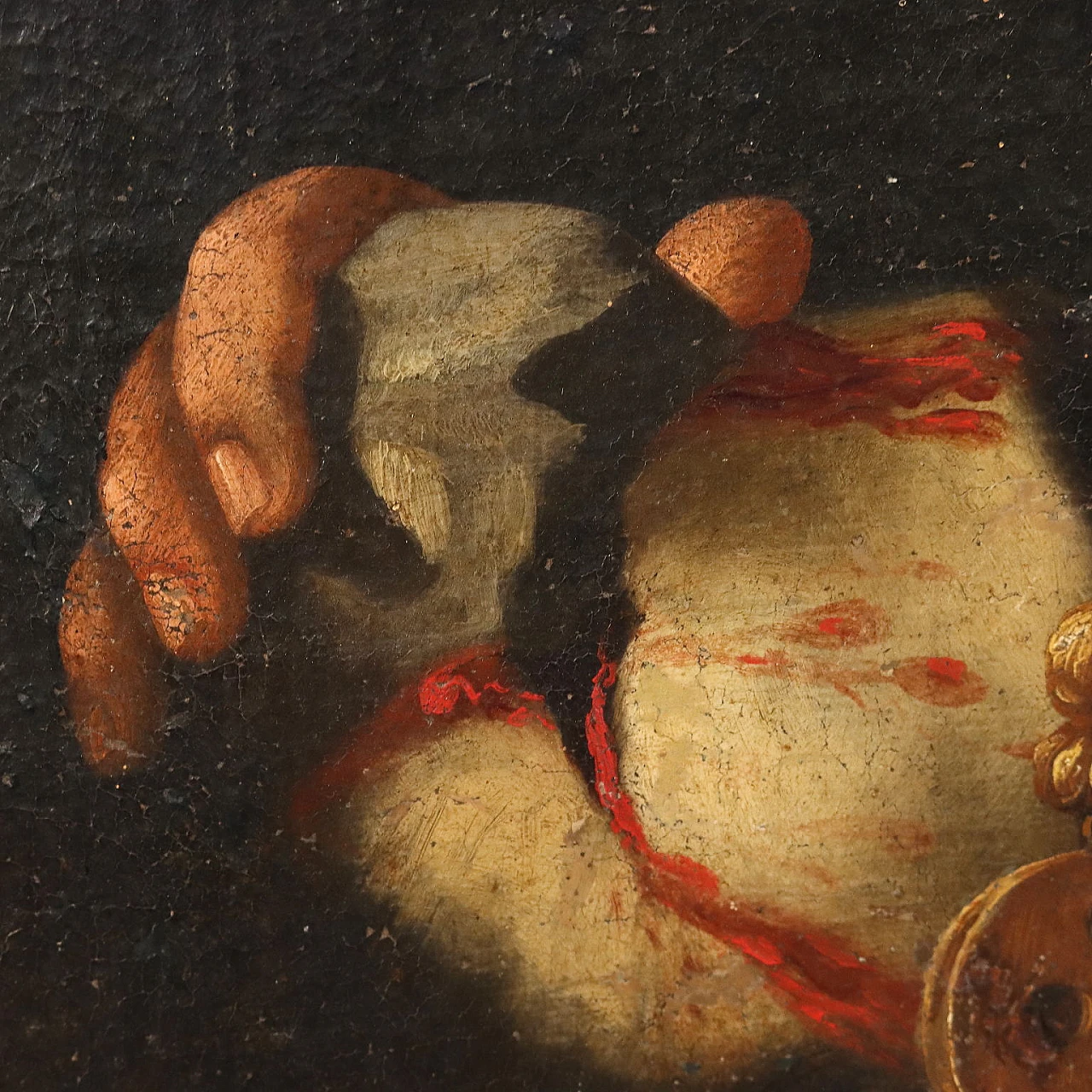 Stile di Angelo Caroselli, David e Golia, olio su tela, '600 6