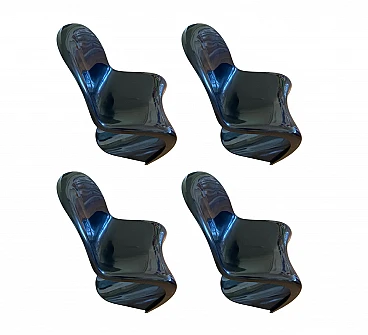 4 Sedie Panton Classic Chair S di V. Panton per Herman Miller, 1971