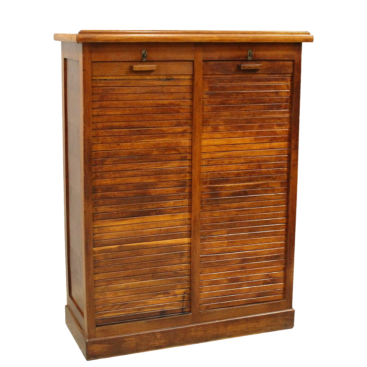Double shutter oak file cabinet, early 20th century 2