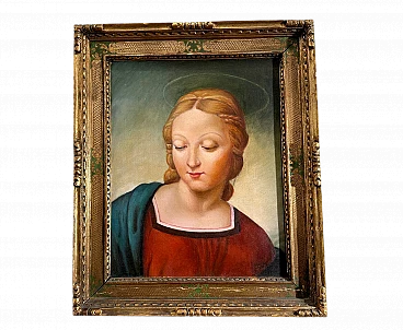 Attribuito a Vanna, Madonna del Cardellino, olio su tela, 1938