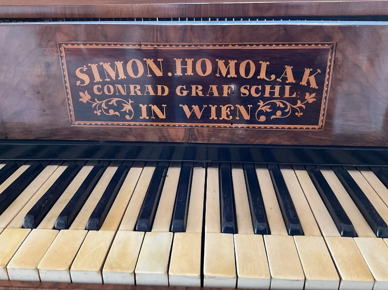 Grand piano by Simon Homolak, first quarter of the 19th century 2
