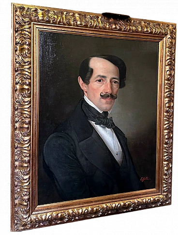Emilio Galli, Portrait of Gaetano Donizetti, oil on canvas