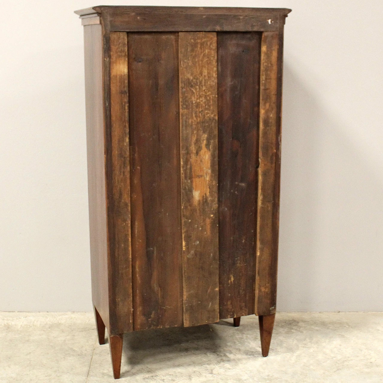 Settimino in noce e lastronato in noce, '800 4