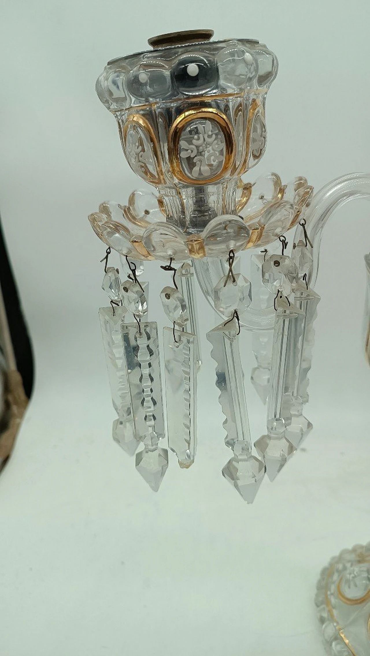 Candelabro in cristallo di Baccarat, inizio '900 9