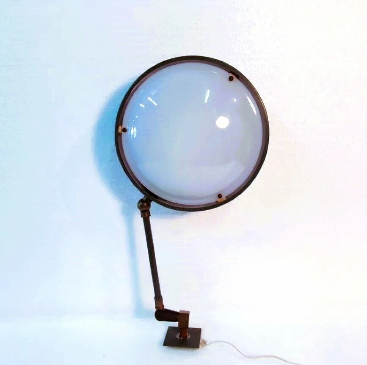 3 Applique regolabili in metallo e perspex di GCME, anni '50 7