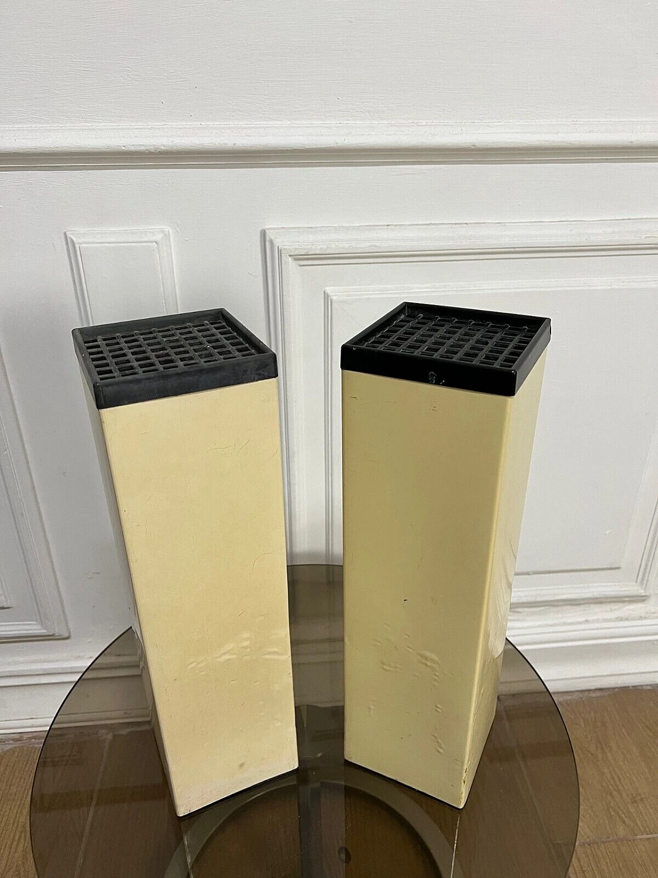 Coppia di posacenere di De Ferrari e Maccarrone per Kartell, anni '70 1