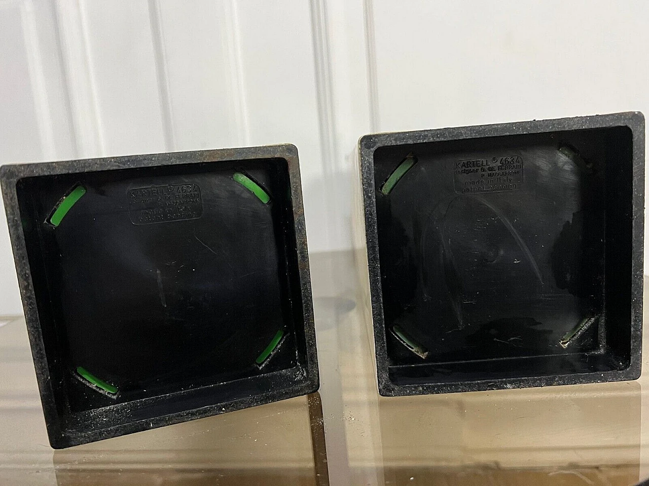 Coppia di posacenere di De Ferrari e Maccarrone per Kartell, anni '70 7