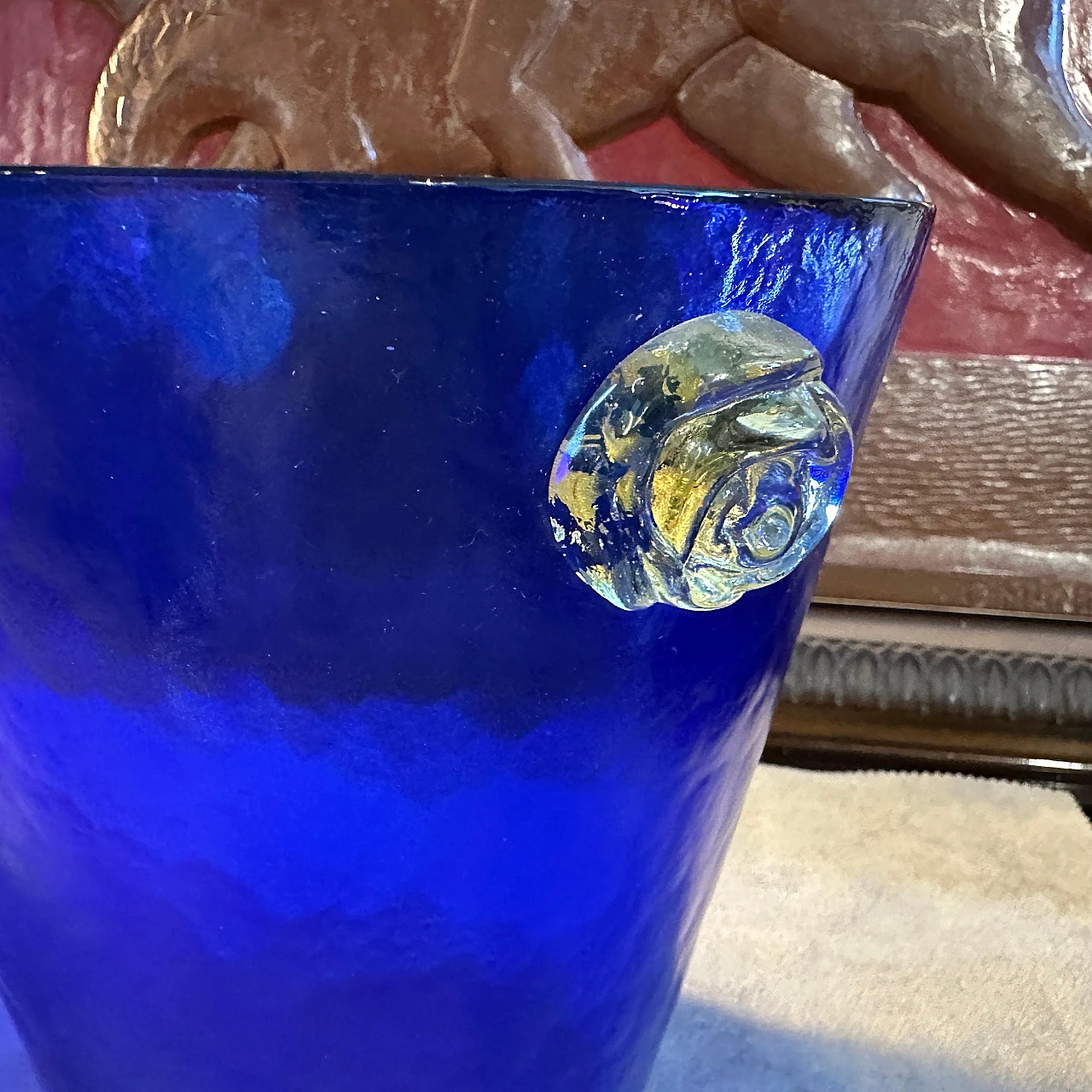 Coppia di refrigeratori in vetro di Murano di Venini, anni '80 6