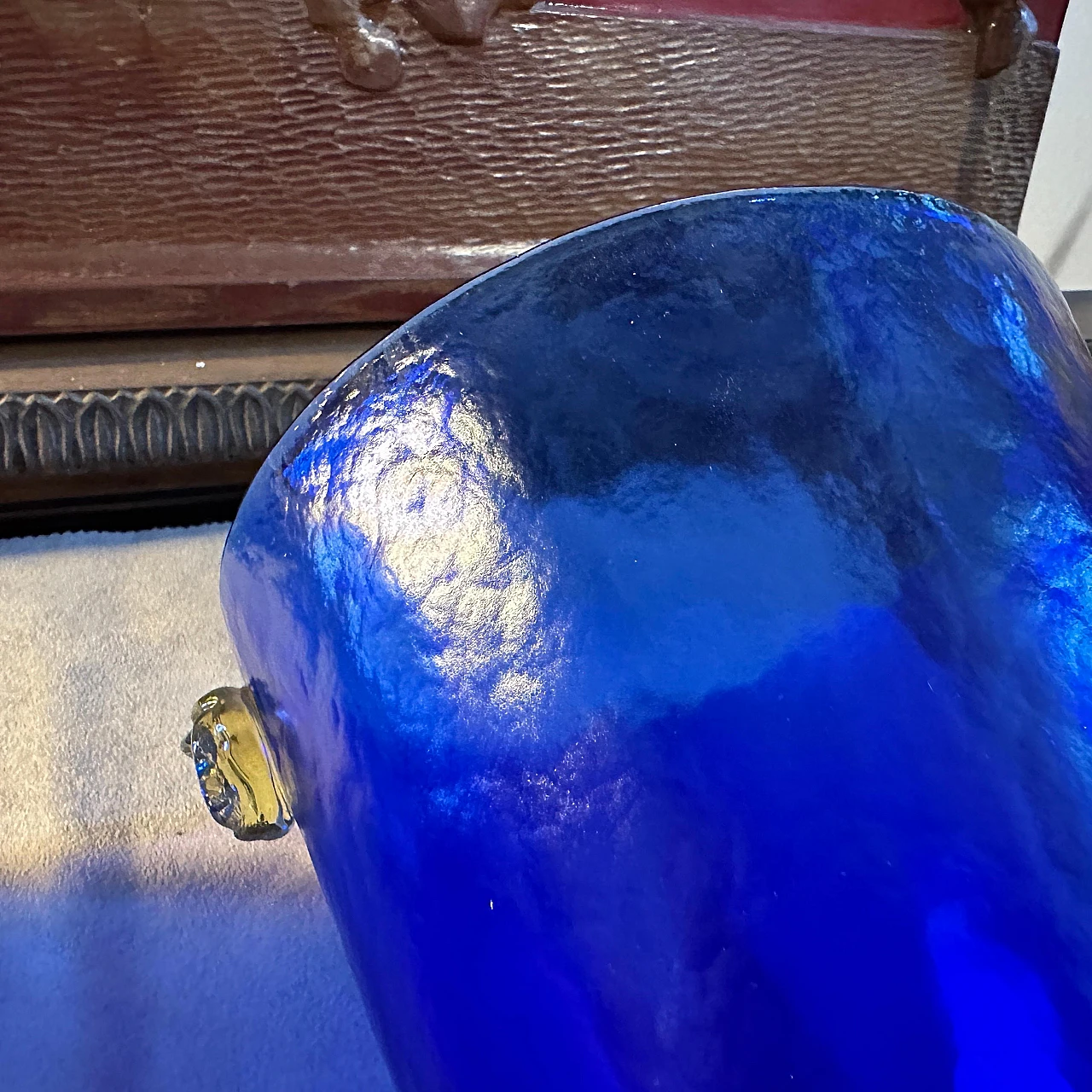 Coppia di refrigeratori in vetro di Murano di Venini, anni '80 9