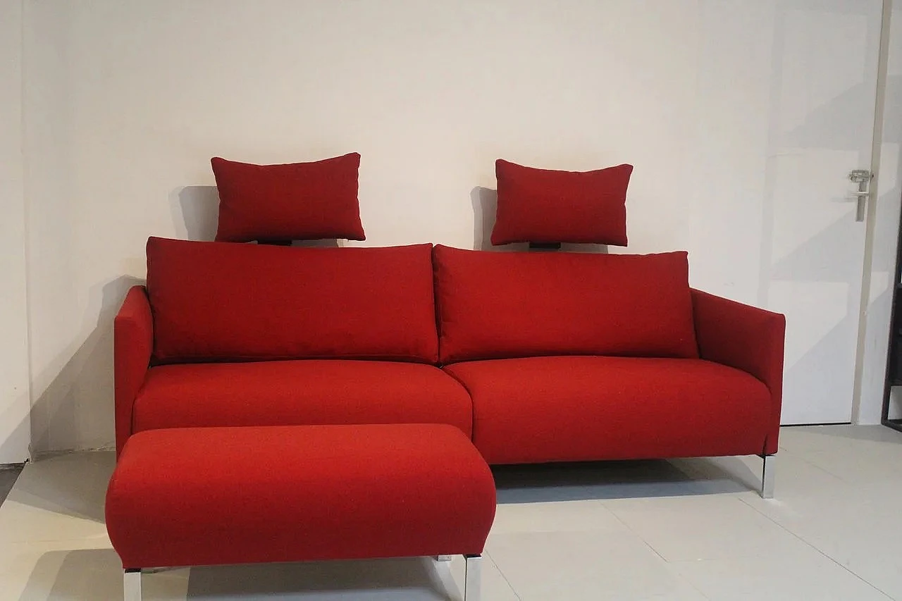 Divano Cara in lana Kvard rossa di Rolf Benz 6