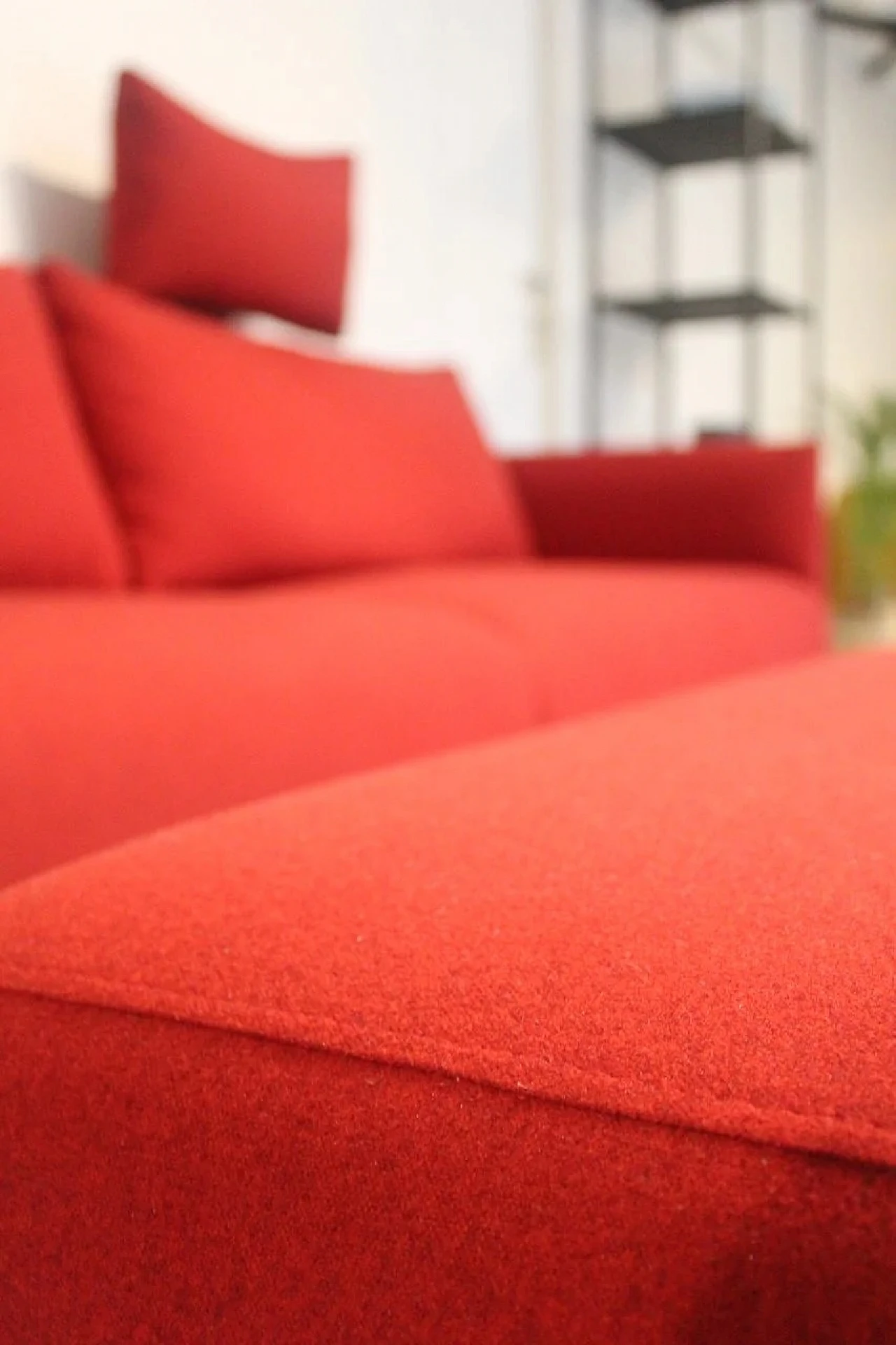 Divano Cara in lana Kvard rossa di Rolf Benz 8