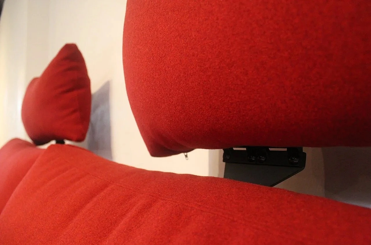 Divano Cara in lana Kvard rossa di Rolf Benz 9