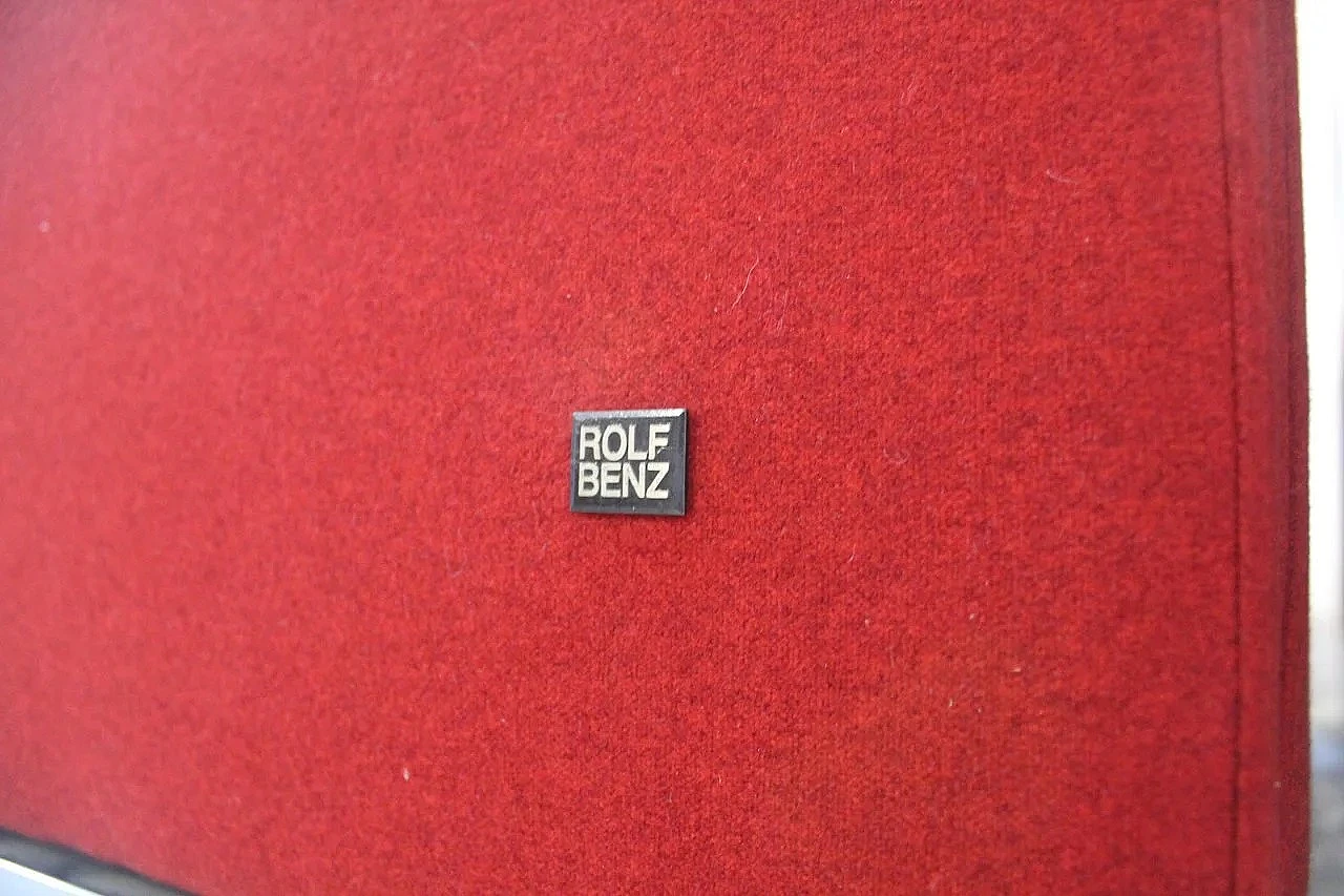 Divano Cara in lana Kvard rossa di Rolf Benz 12