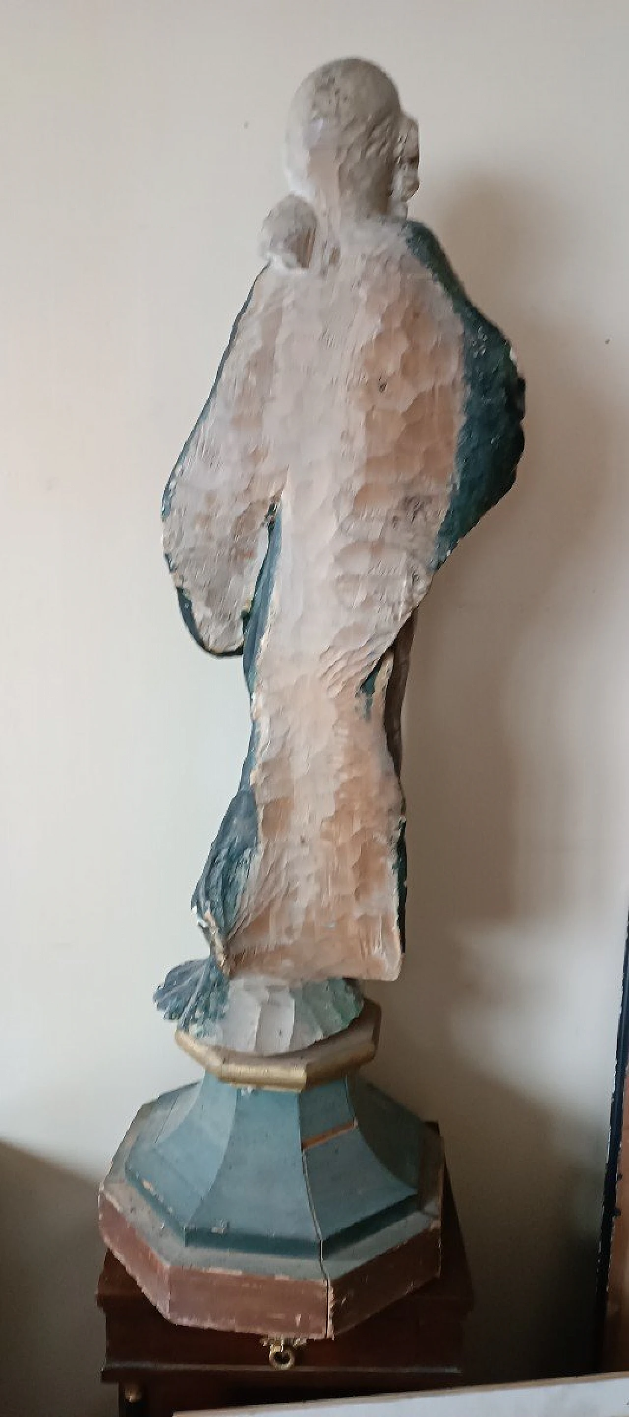 Maria Vergine, scultura in legno policromo, '600 3