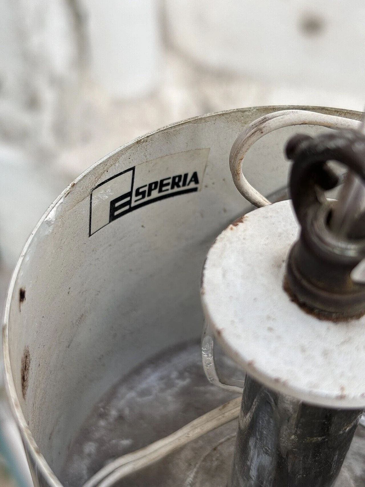 Steel chandelier by Angelo Brotto for Esperia 12