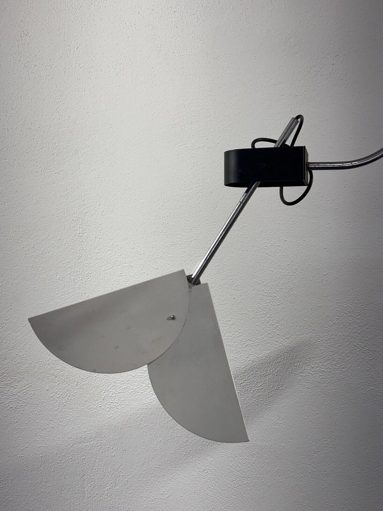 Steel and enameled metal chandelier by Joe Colombo for Stilnovo 9