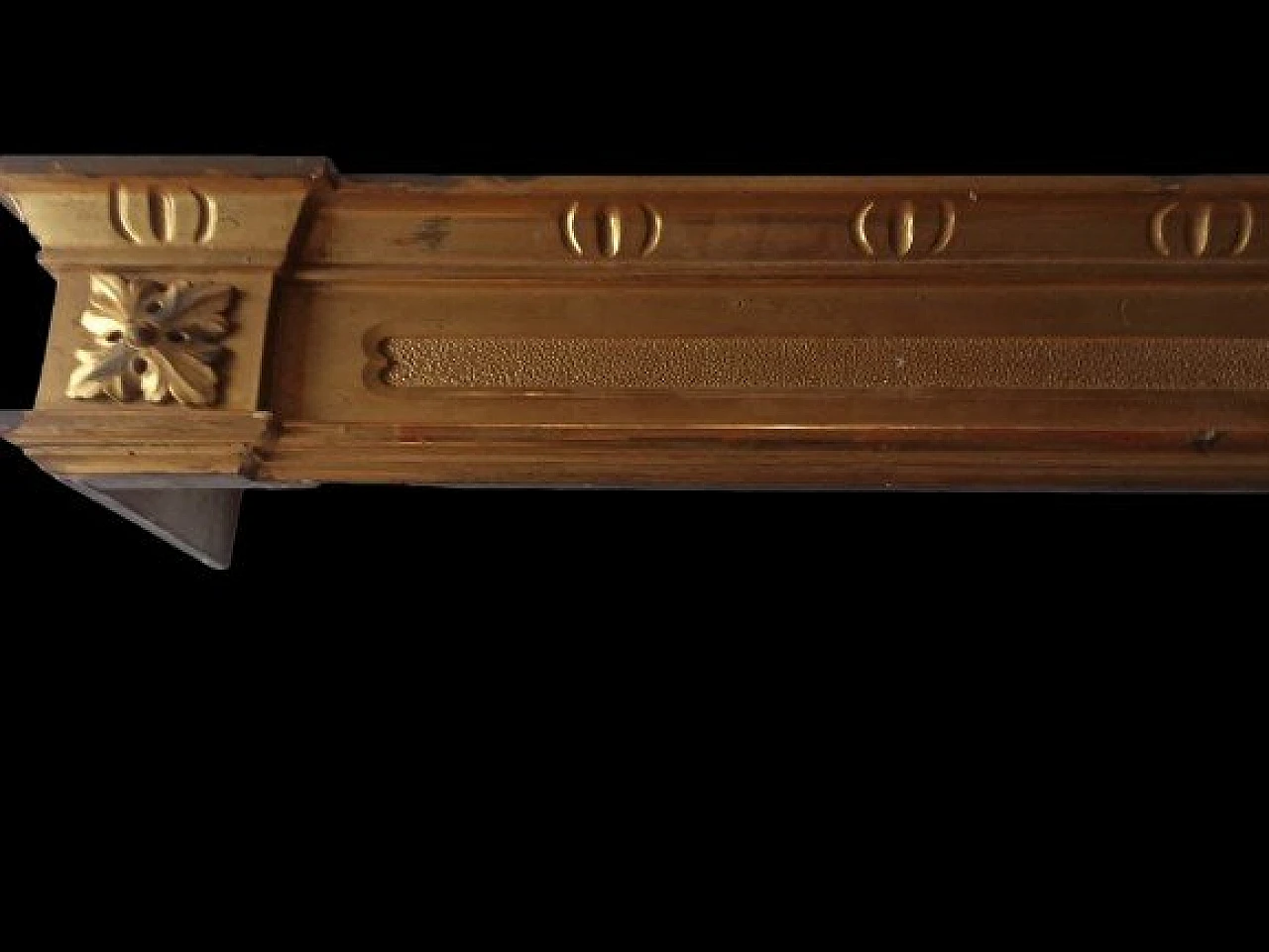 Pair of Lombard gilded wood pelmets, second half of the 19th century 5