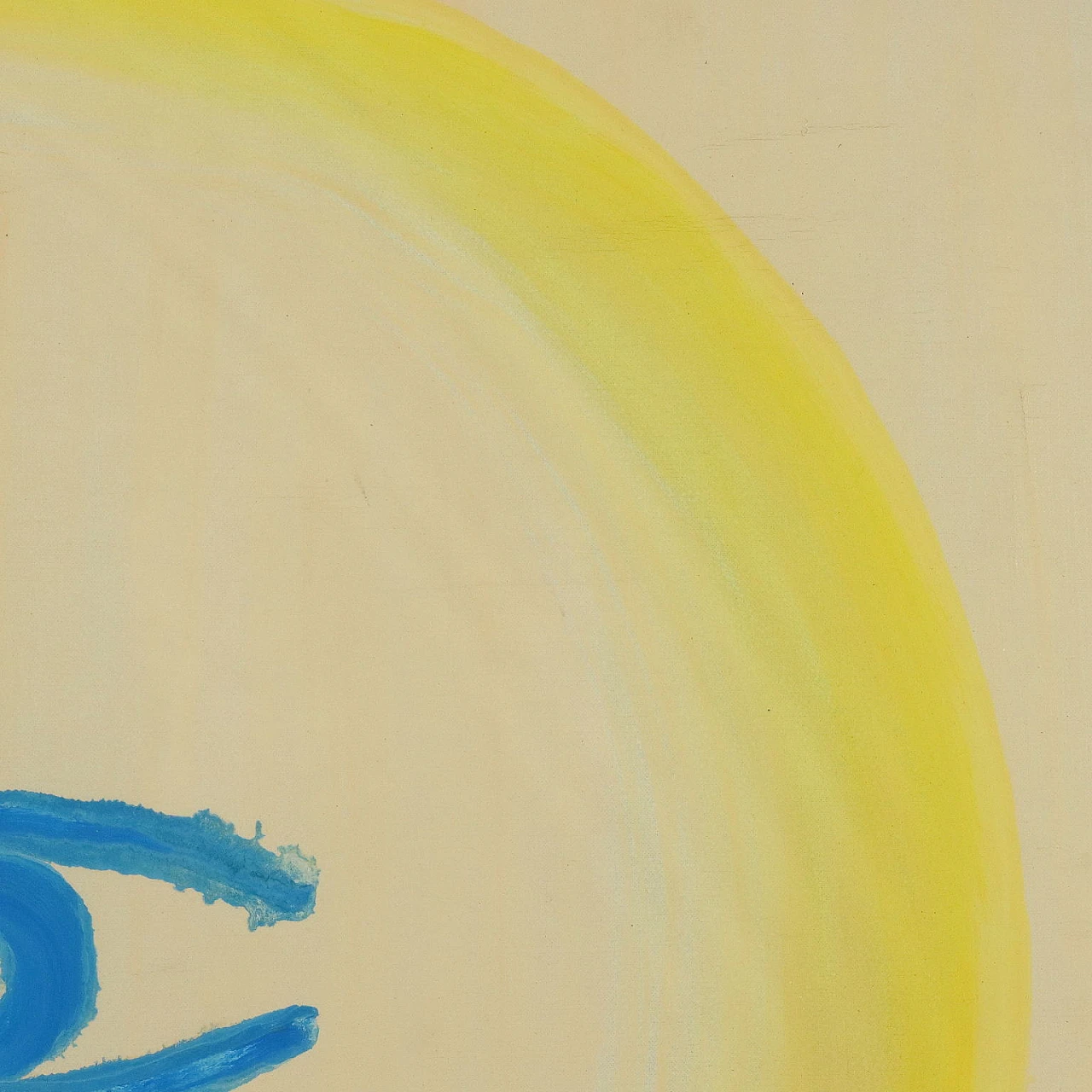 Virgilio Guidi, I Tondi - Occhio nello Spazio, olio su tela, 1968 5