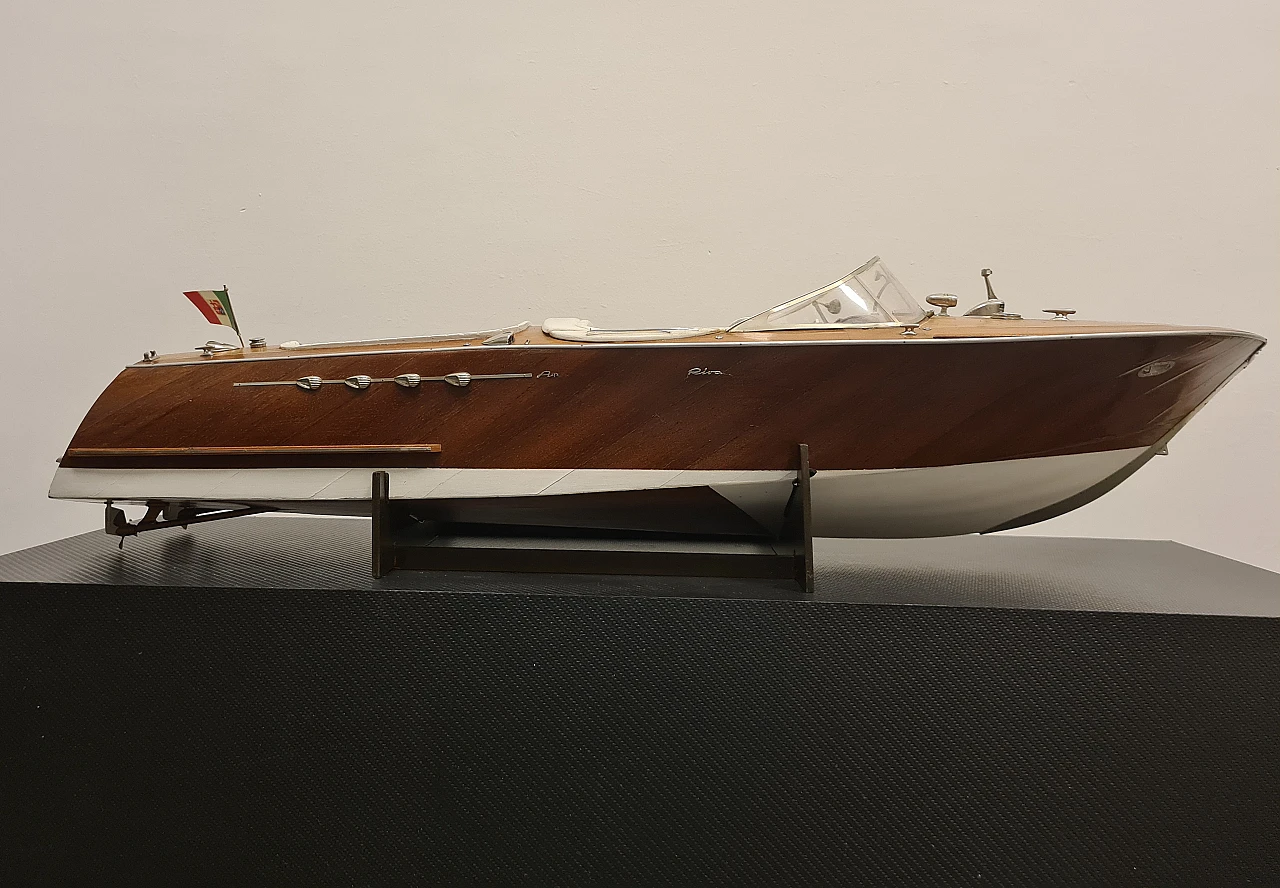 Modellino in scala motoscafo Acquarama Riva, anni '80 10