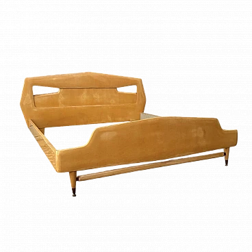 Maple bed by Vittorio Dassi for La Permanente Cantù, 1950s