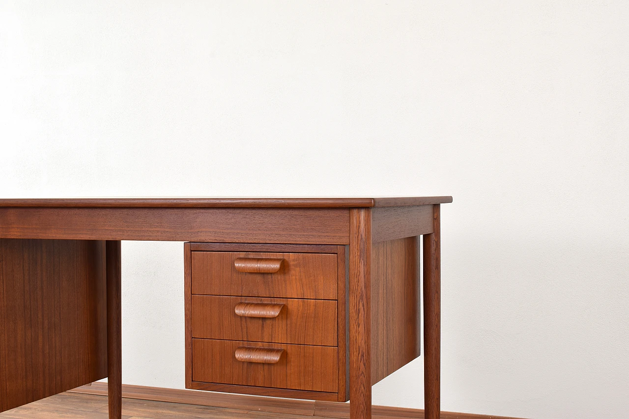Scrivania allungabile danese in teak, anni '60 8