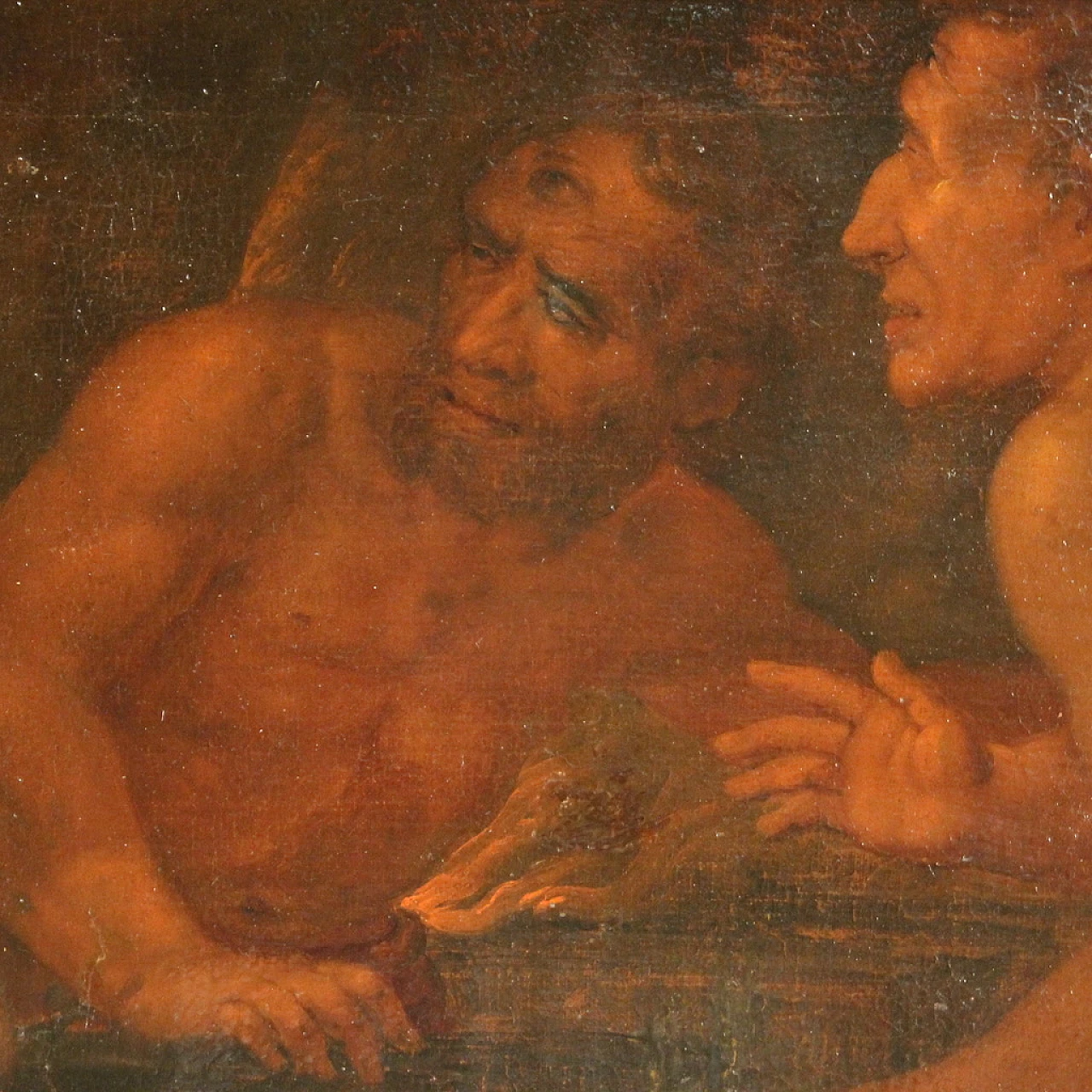 Venere punisce Cupido, dipinto a olio su tela, '600 12