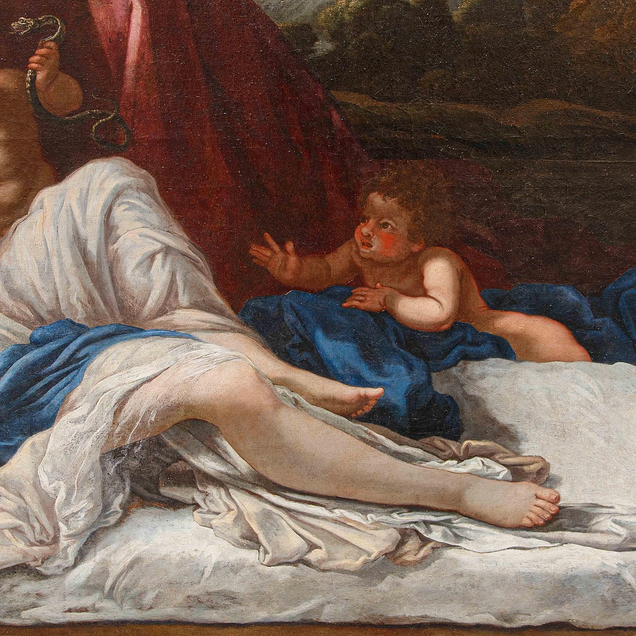 Attributed to Nicolas Pierre Loir, The Death of Cleopatra,17th century 5