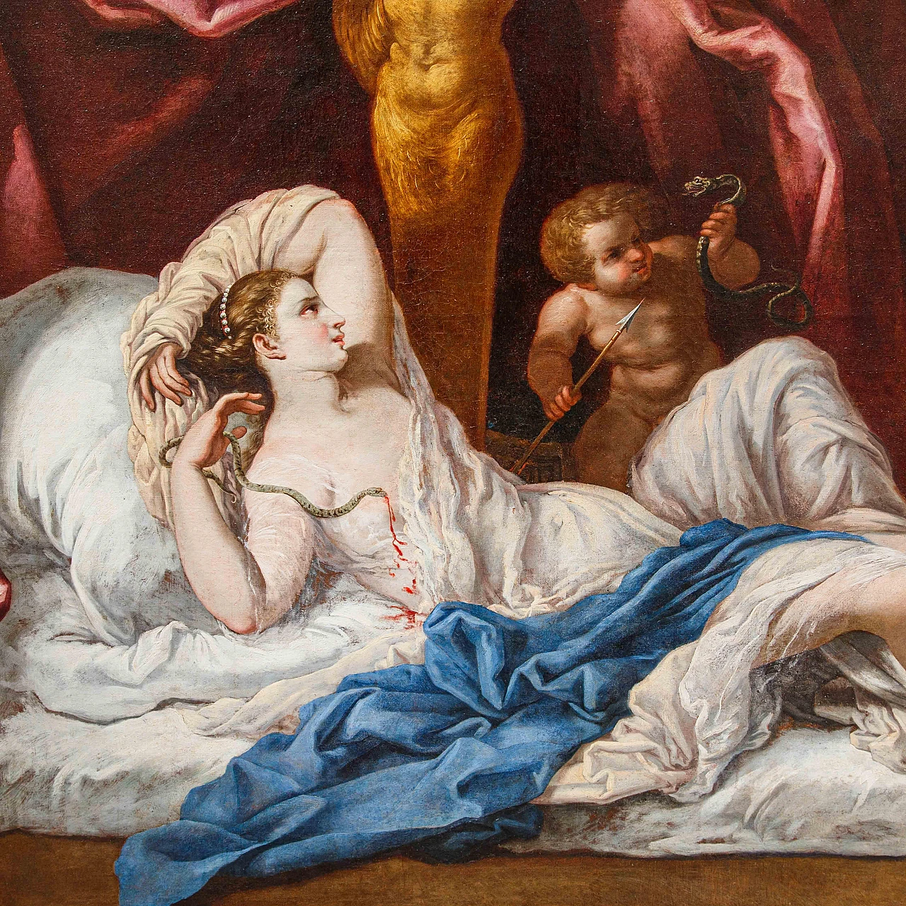 Attributed to Nicolas Pierre Loir, The Death of Cleopatra,17th century 10