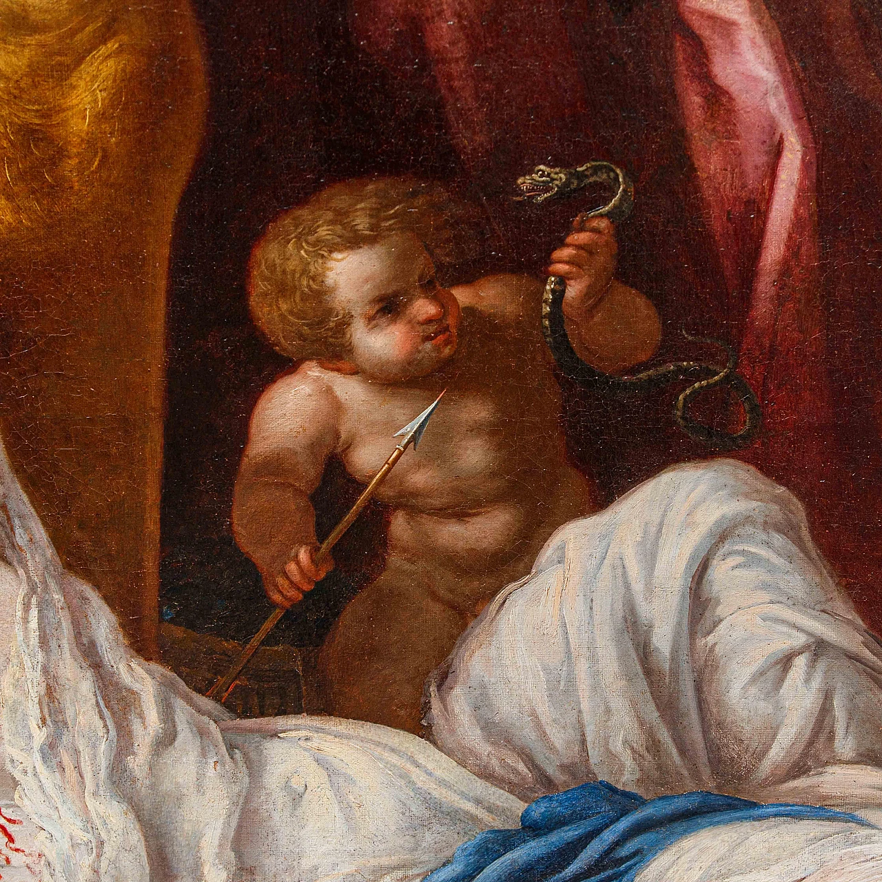 Attributed to Nicolas Pierre Loir, The Death of Cleopatra,17th century 11