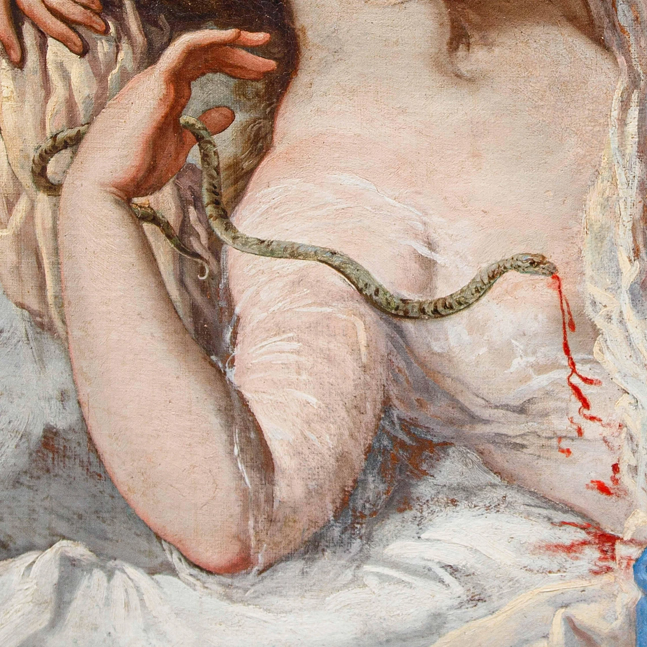 Attributed to Nicolas Pierre Loir, The Death of Cleopatra,17th century 12